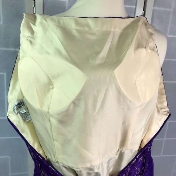 Sean Collection 10 lace overlay dress purple - Picture 6 of 7